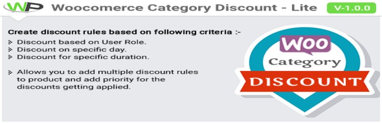 Category Discounts for WooCommerce
