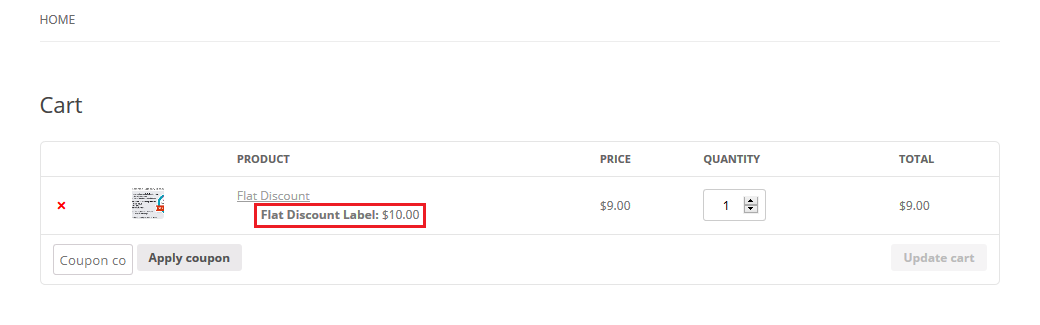 WooCommerce Category Discount - Cart Page